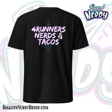 Load image into Gallery viewer, 4Runners, Nerds & Tacos Short-Sleeve Unisex T-Shirt | Pinstripe