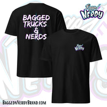 Load image into Gallery viewer, Bagged Trucks & Nerds Short-Sleeve Unisex T-Shirt | Pinstripe