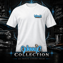 Load image into Gallery viewer, Johnny C Memorial Pinstriping T-Shirt | Bagged N Nerdy Brand