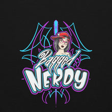 Load image into Gallery viewer, Pinstriped Bagged n Nerdy Hoodie