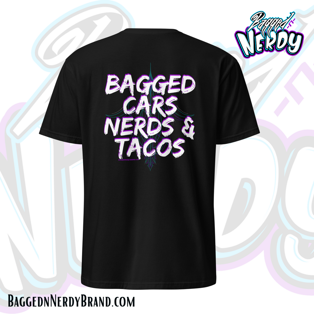 Bagged Cars, Nerds and Tacos T-Shirt