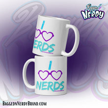 Load image into Gallery viewer, I Love Nerds | Gloss Mug | Bagged N Nerdy
