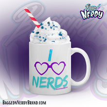 Load image into Gallery viewer, I Love Nerds | Gloss Mug | Bagged N Nerdy
