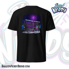 Load image into Gallery viewer, Bagged N Nerdy 3 Entry’s Waffle Tee | Win a CBurke Custom Beach Cruiser
