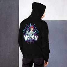 Load image into Gallery viewer, Pinstriped Bagged n Nerdy Hoodie
