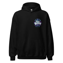 Load image into Gallery viewer, Pinstriped Bagged n Nerdy Hoodie
