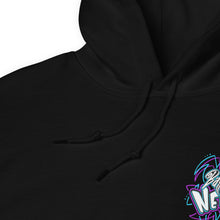 Load image into Gallery viewer, Pinstriped Bagged n Nerdy Hoodie
