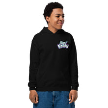 Load image into Gallery viewer, Pinstriped Youth Heavy Blend Hoodie
