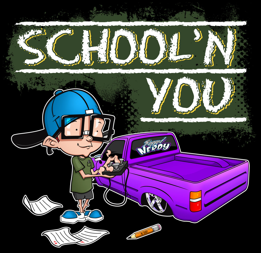 School'N You Mini Trucker Men's T-Shirt
