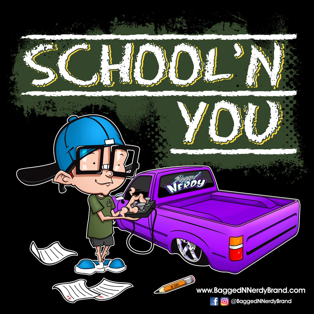 Schooln’ You 4 x 4 Banner