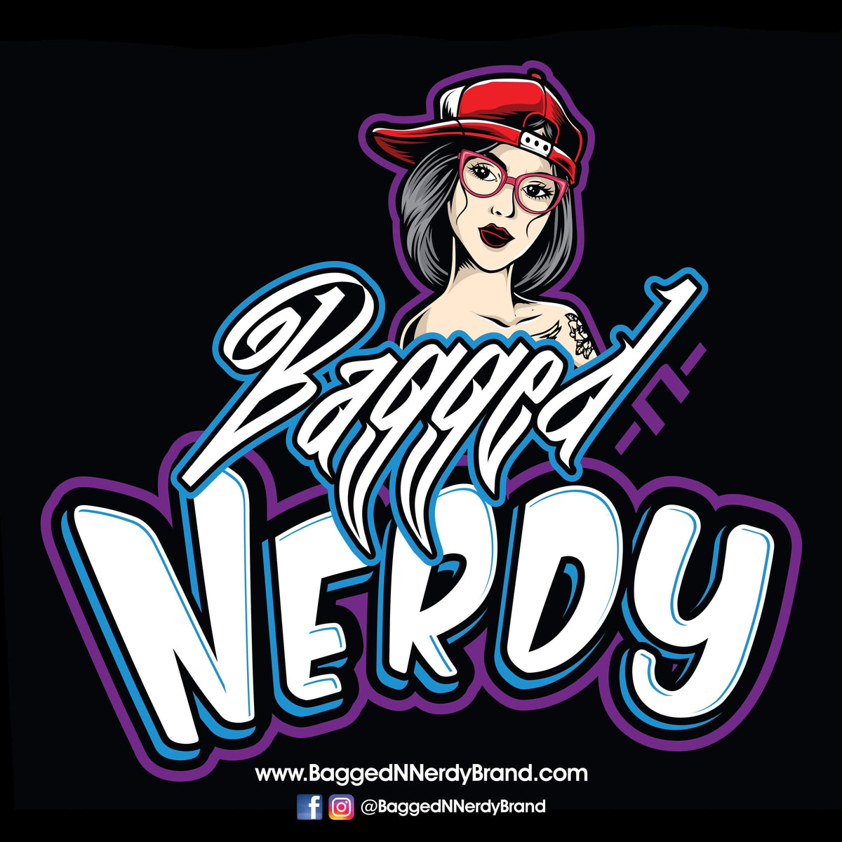 Bagged N Nerdy Logo Banner – Bagged N Nerdy Brand